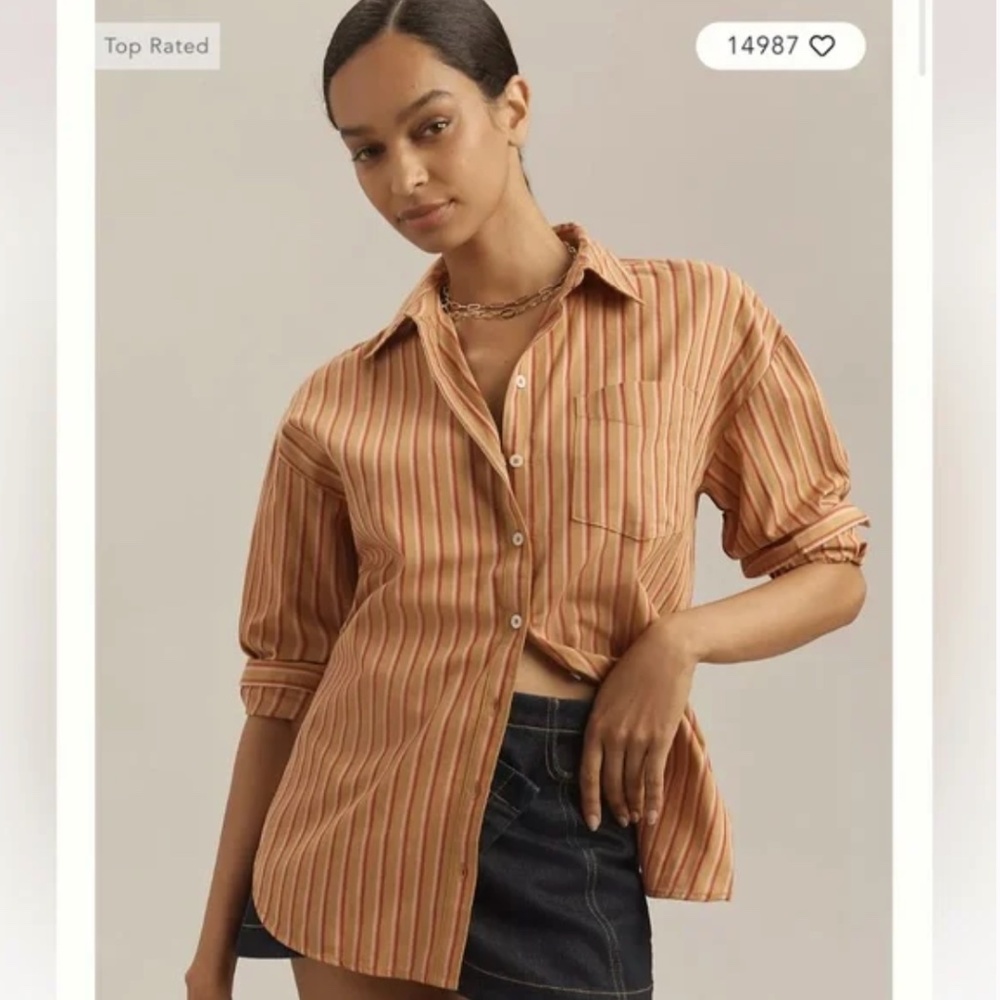 NWT Anthropologie Bennett Shirt Top